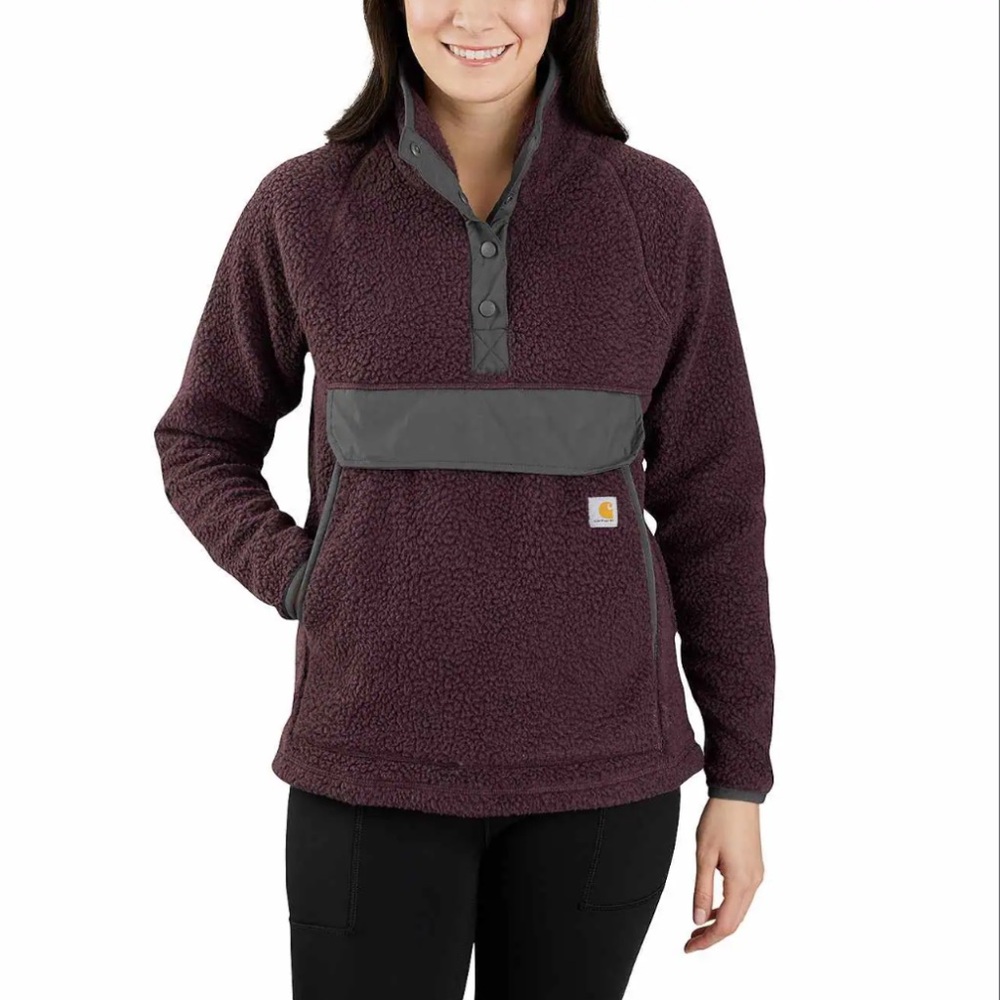 Women’s Relaxed Fit Fleece Pullover - 2 Warmer Rating